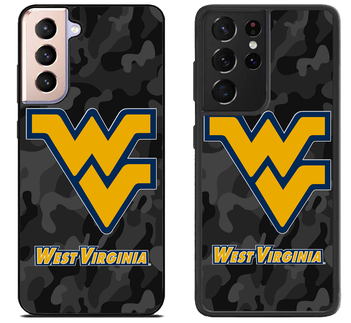 West Virginia Mountaineers Camo Samsung Galaxy S21 | S21 FE | S21+ | S21 Ultra Case