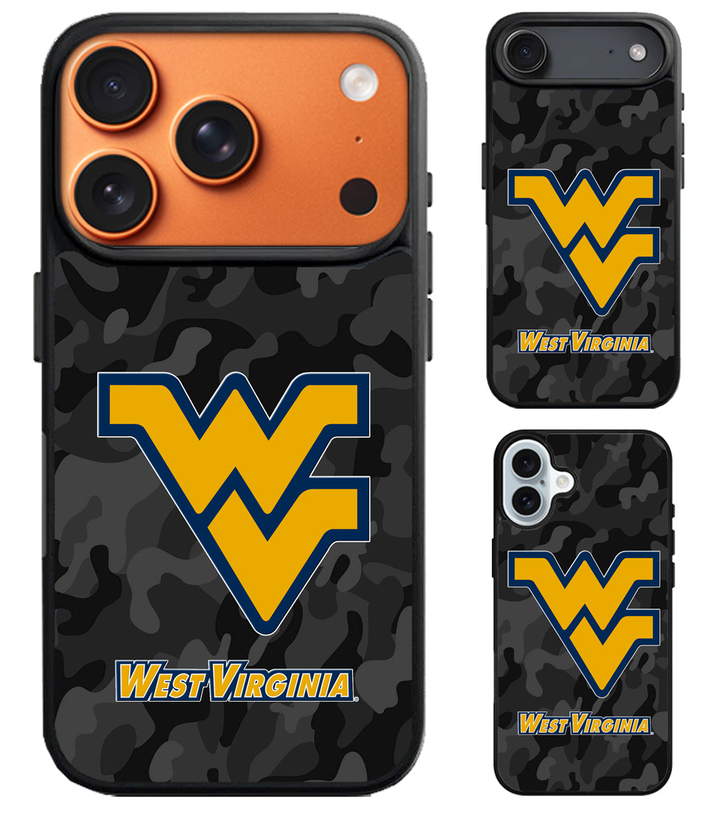 West Virginia Mountaineers Camo iPhone Air | iPhone 17 | 17 Pro | 17 Pro Max Case