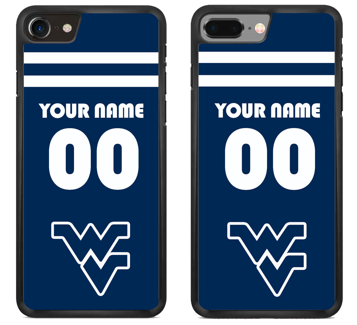 Custom Personalized West Virginia Mountaineers iPhone 8 | 8 Plus Case