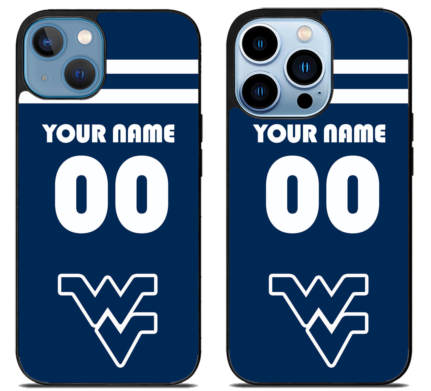 Custom Personalized West Virginia Mountaineers iPhone 13 | 13 Mini | 13 Pro | 13 Pro Max Case