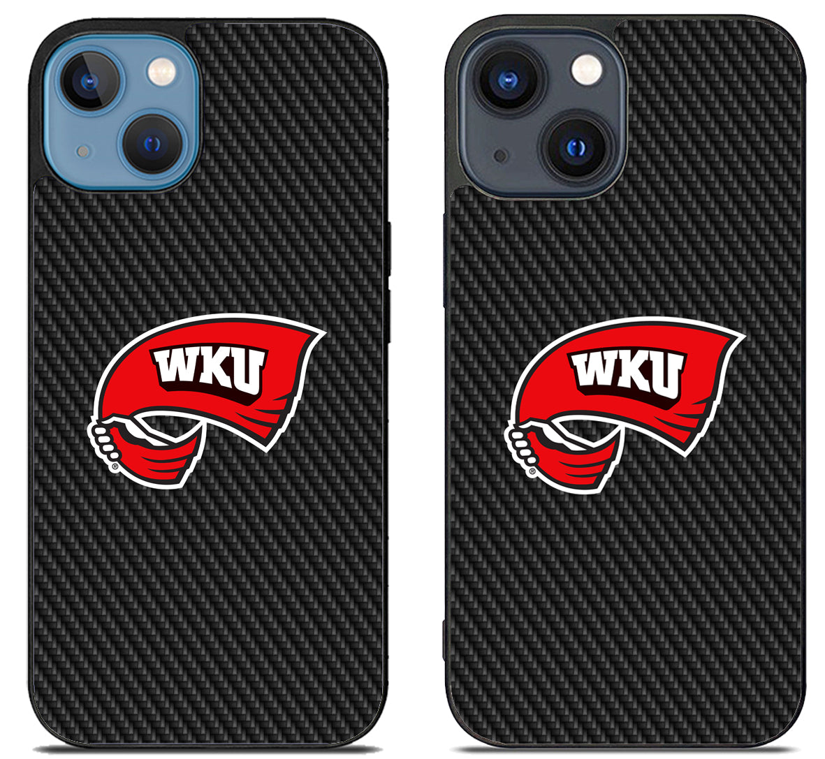 Western Kentucky Hilltoppers Carbon iPhone 15 | iPhone 15 Plus Case
