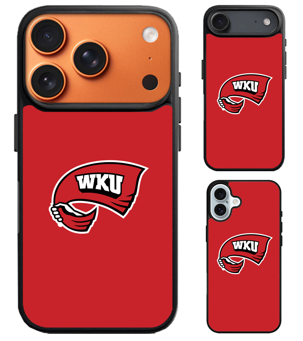 Western Kentucky Hilltoppers Red iPhone Air | iPhone 17 | 17 Pro | 17 Pro Max Case