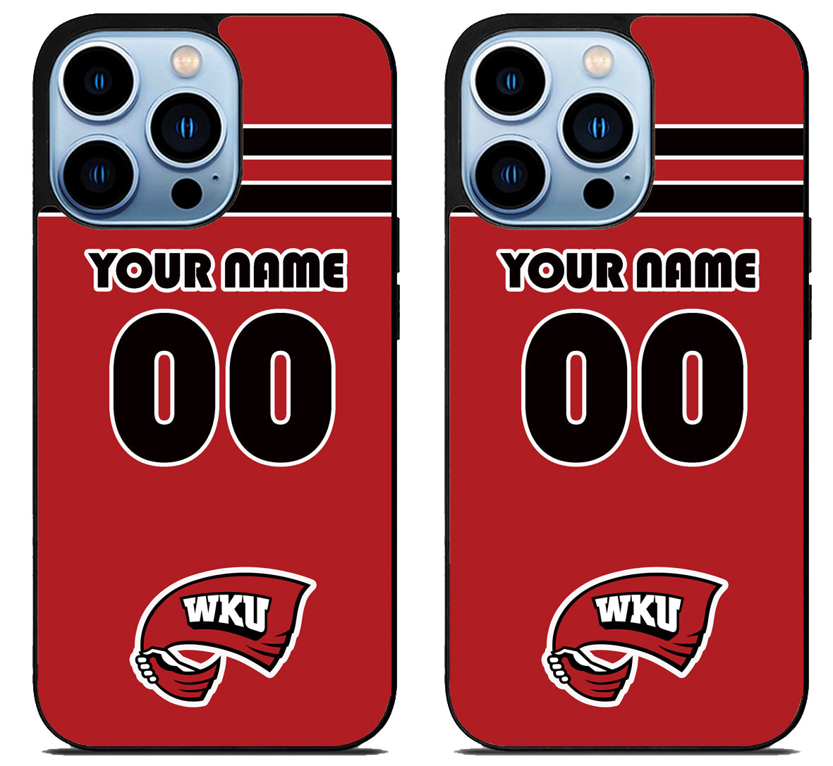 Custom Personalized Western Kentucky Hilltoppers iPhone 15 Pro | iPhone 15 Pro Max Case