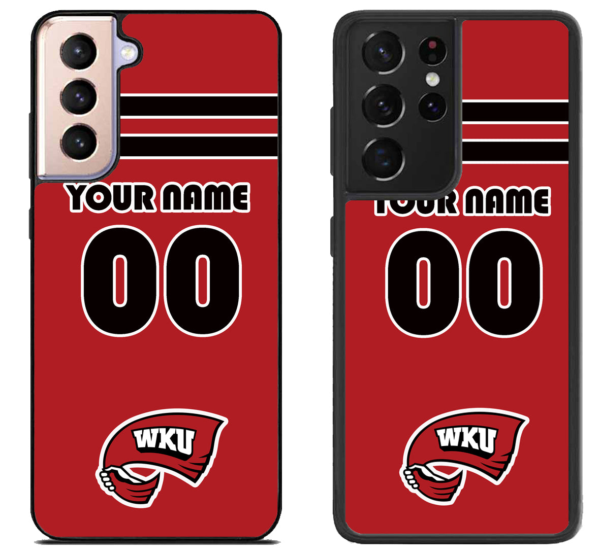 Custom Personalized Western Kentucky Hilltoppers Samsung Galaxy S21 | S21 FE | S21+ | S21 Ultra Case