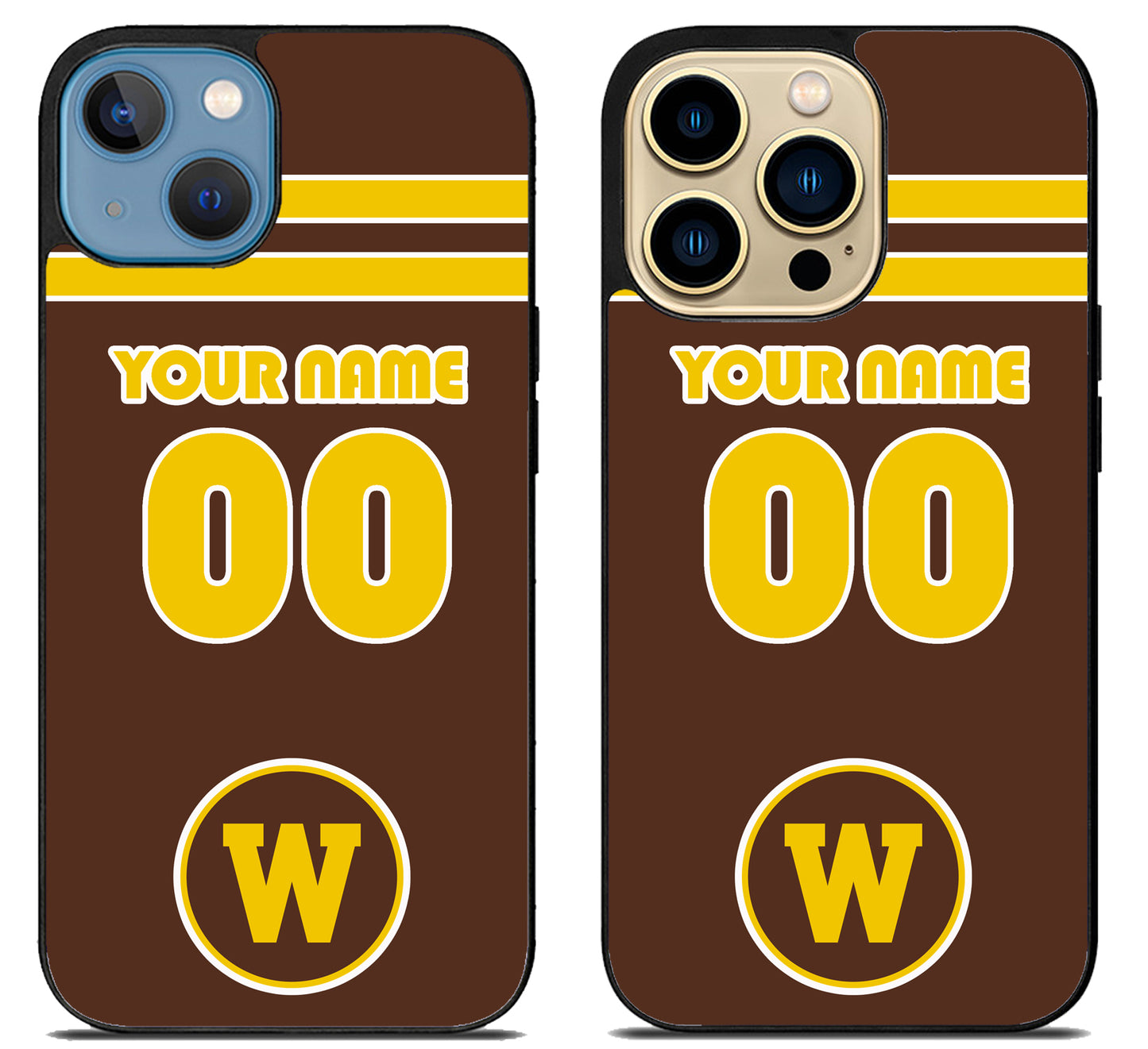 Custom Personalized Western Michigan Broncos iPhone 14 | 14 Plus | 14 Pro | 14 Pro Max Case