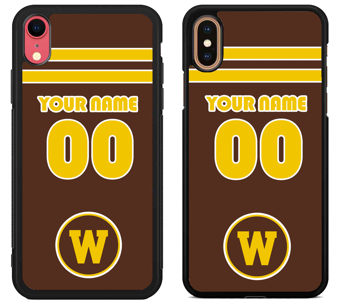 Custom Personalized Western Michigan Broncos iPhone X | Xs | Xr | Xs Max Case