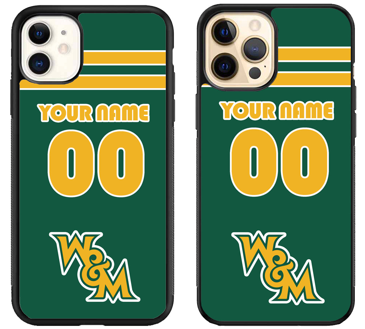 Custom Personalized William & Mary Tribe iPhone 12 | 12 Mini | 12 Pro | 12 Pro Max Case