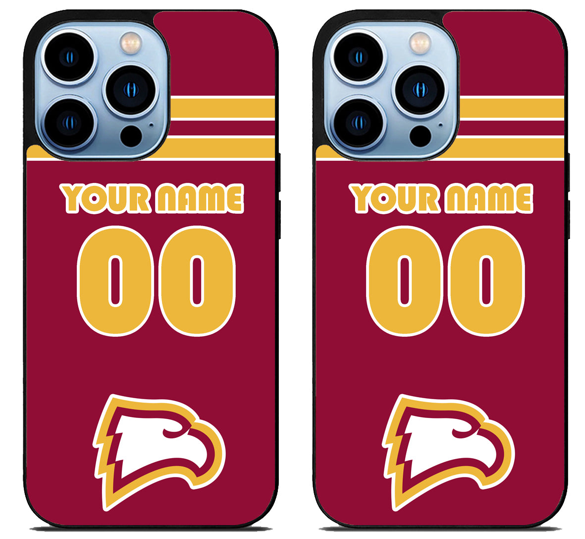 Custom Personalized Winthrop Eagles iPhone 15 Pro | iPhone 15 Pro Max Case