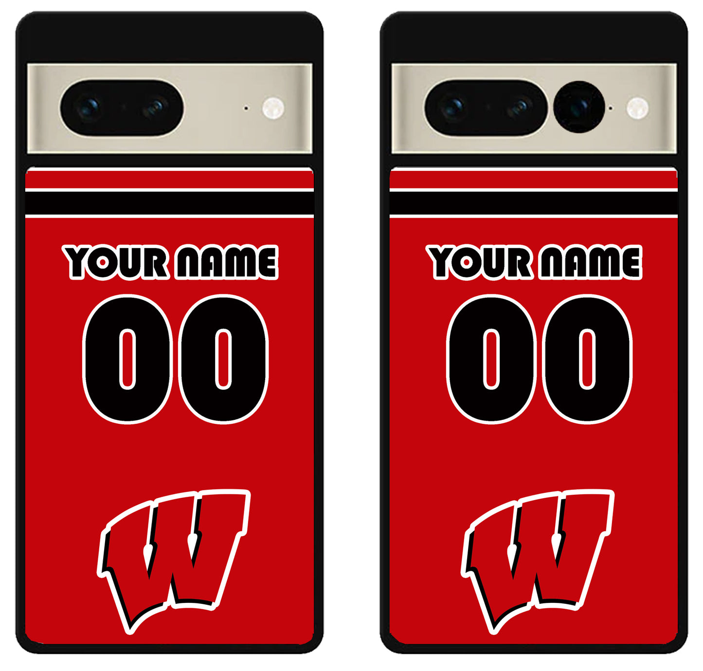 Custom Personalized Wisconsin Badgers Google Pixel 7 | 7 Pro Case