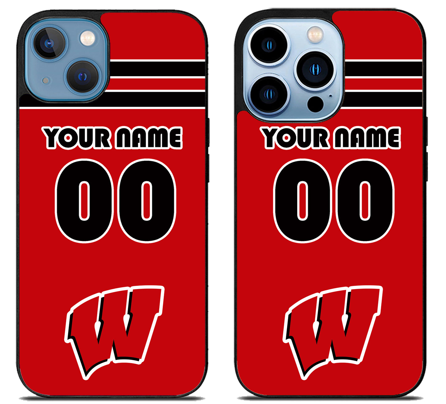 Custom Personalized Wisconsin Badgers iPhone 13 | 13 Mini | 13 Pro | 13 Pro Max Case