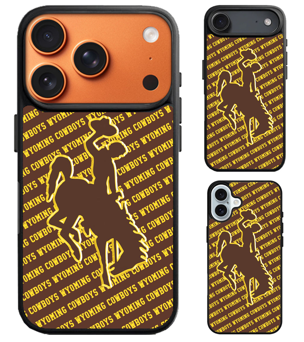 Wyoming Cowboys Collage iPhone Air | iPhone 17 | 17 Pro | 17 Pro Max Case