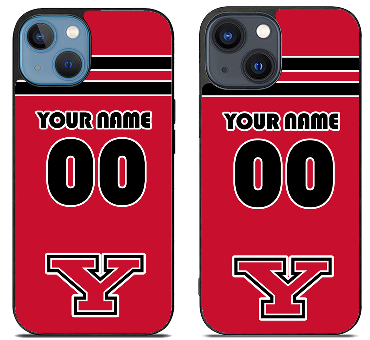 Custom Personalized Youngstown State Penguins iPhone 15 | iPhone 15 Plus Case