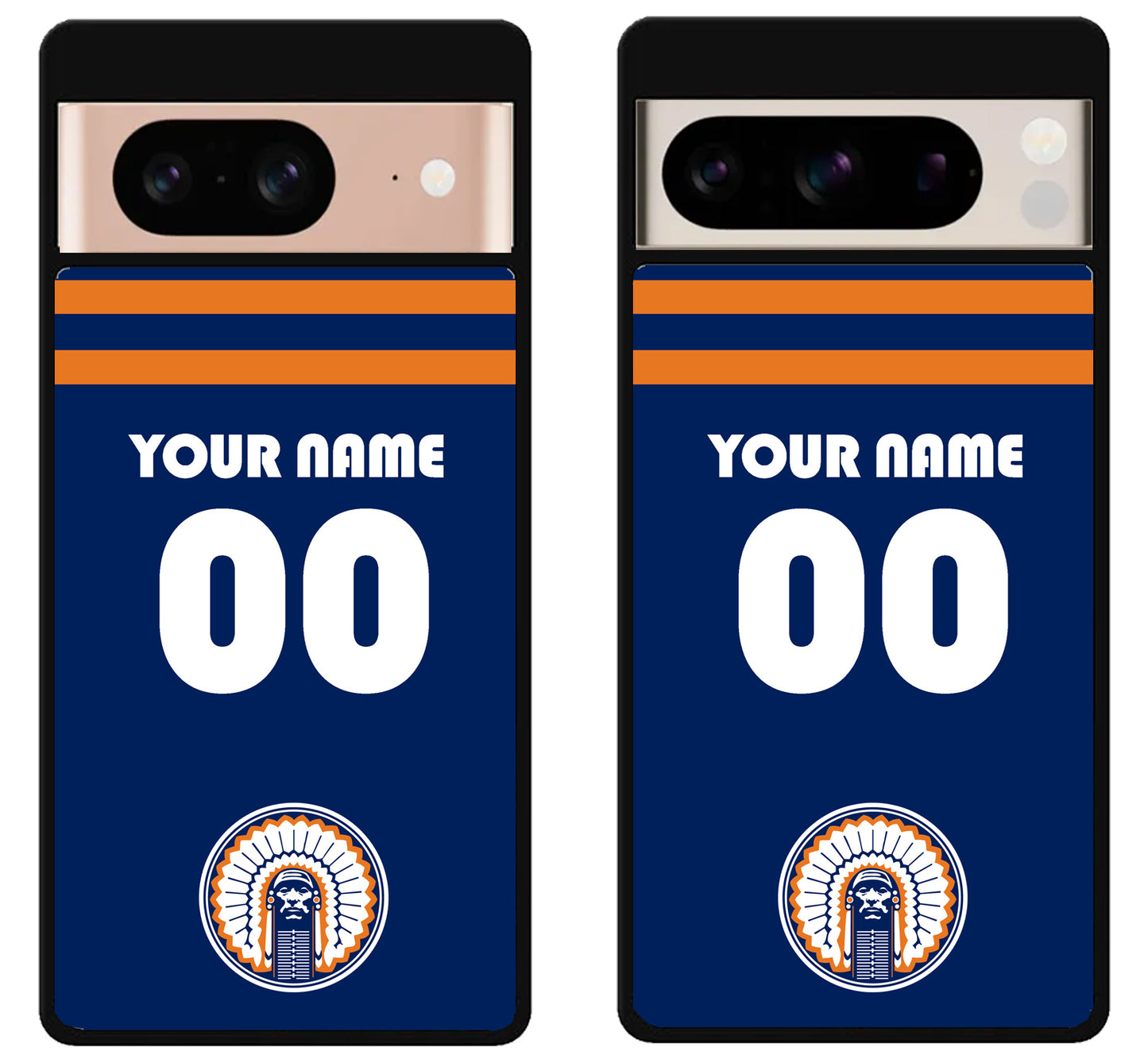 Custom Personalized illinois fighting chief illini Google Pixel 8 | 8 Pro Case