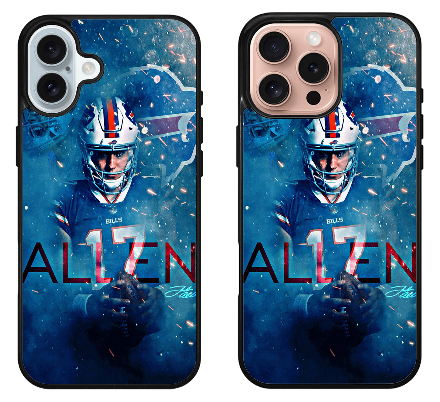Josh allen Buffalo Bills Artwork iPhone 16 | 16 Plus | 16 Pro | 16 Pro Max Case