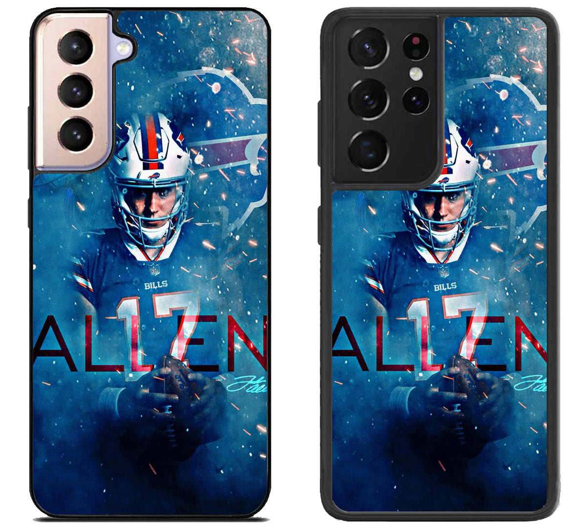Josh Allen Buffalo Bills Artwork Samsung Galaxy S21 | S21 FE | S21+ | S21 Ultra Case