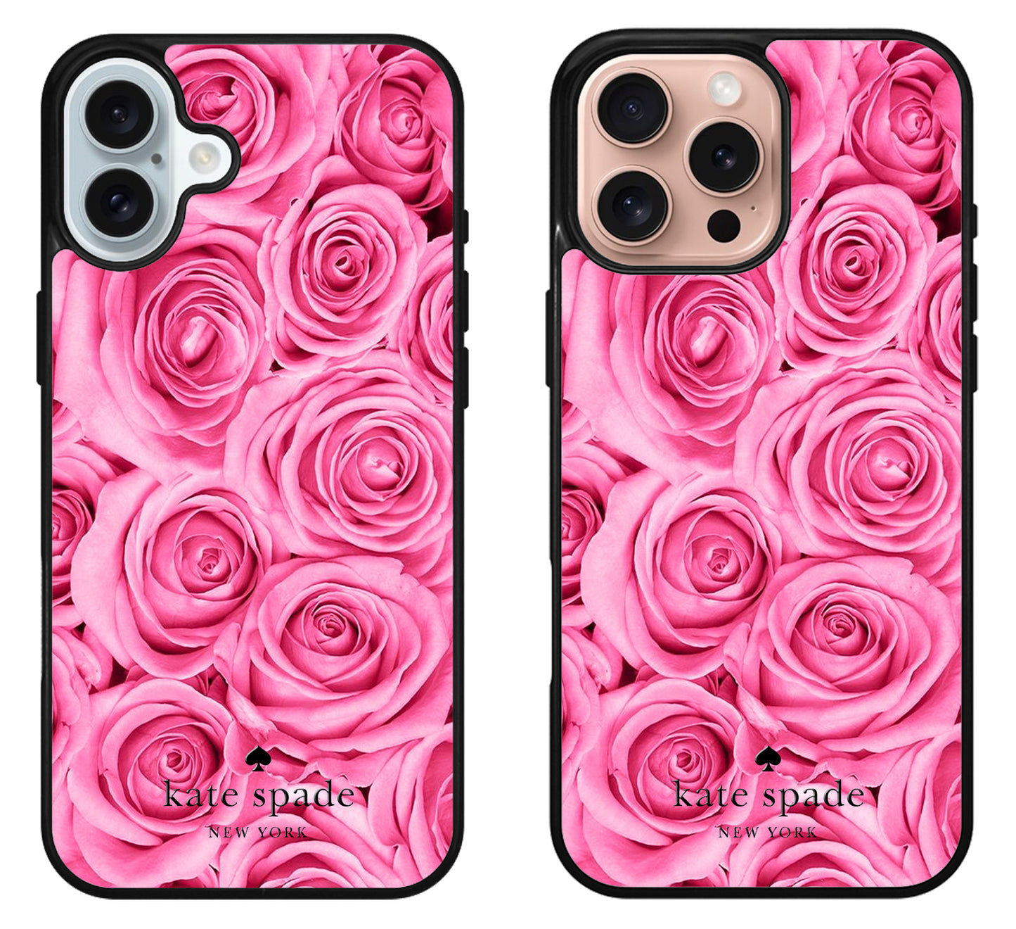 Kate Spade Pink Rose iPhone 16 | 16 Plus | 16 Pro | 16 Pro Max Case