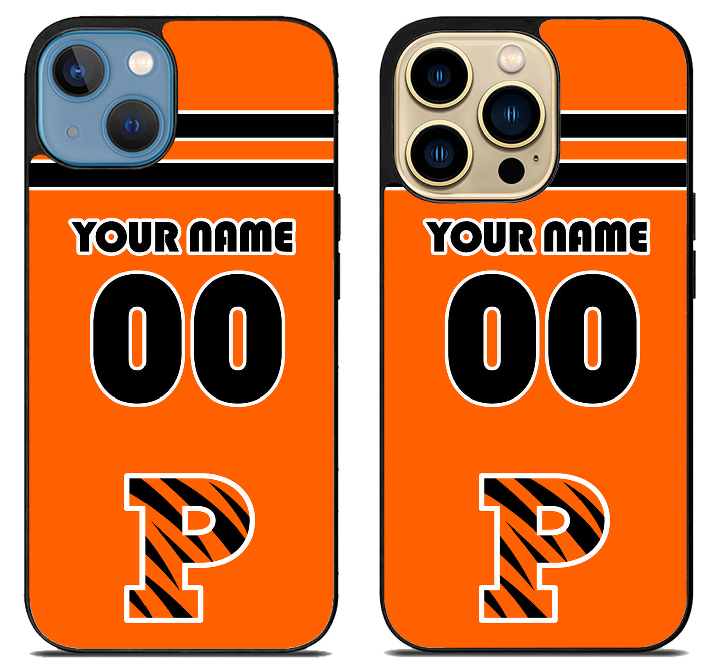 Custom Personalized Princeton tigers iPhone 14 | 14 Plus | 14 Pro | 14 Pro Max Case