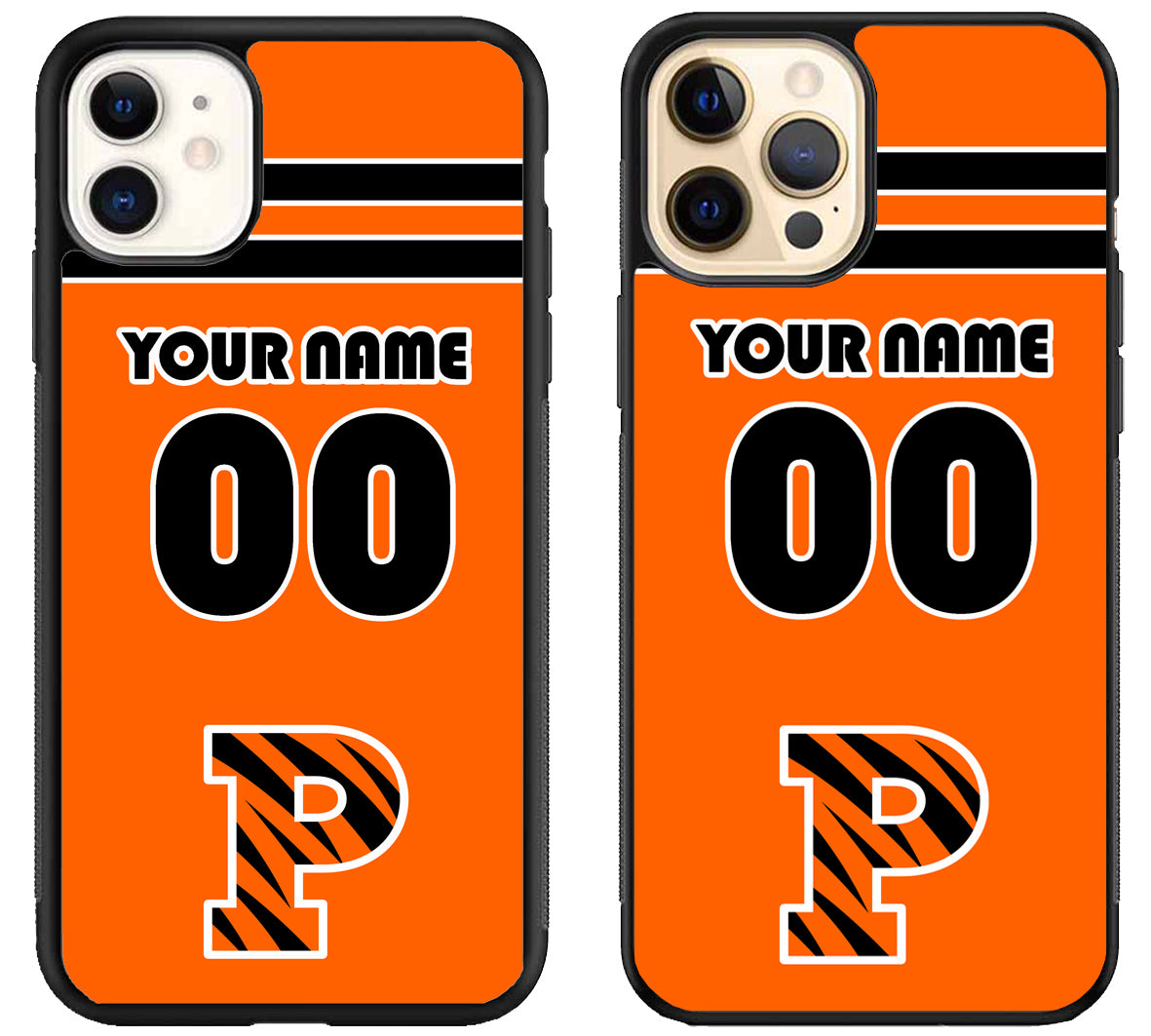 Custom Personalized Princeton tigers iPhone 12 | 12 Mini | 12 Pro | 12 Pro Max Case