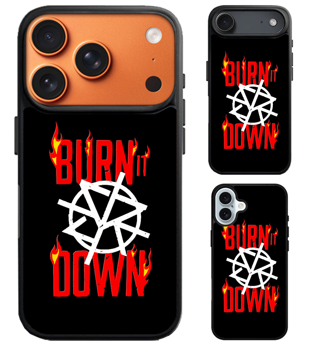 Seth rollins Burn it Down iPhone Air | iPhone 17 | 17 Pro | 17 Pro Max Case