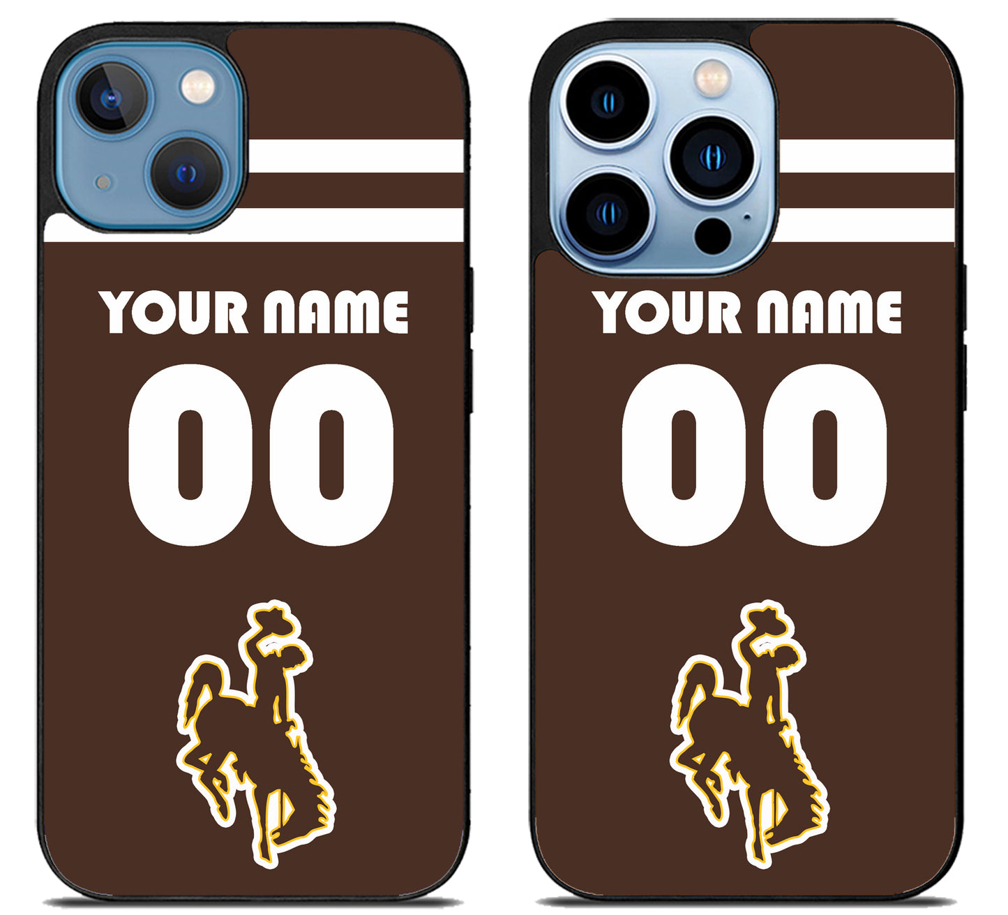 Custom Personalized Wyoming Cowboys iPhone 13 | 13 Mini | 13 Pro | 13 Pro Max Case