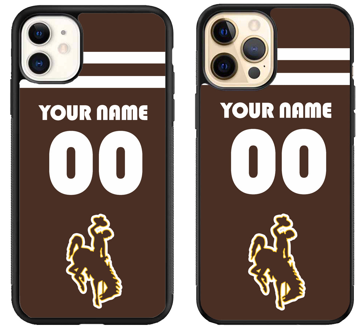 Custom Personalized Wyoming cowboys iPhone 12 | 12 Mini | 12 Pro | 12 Pro Max Case