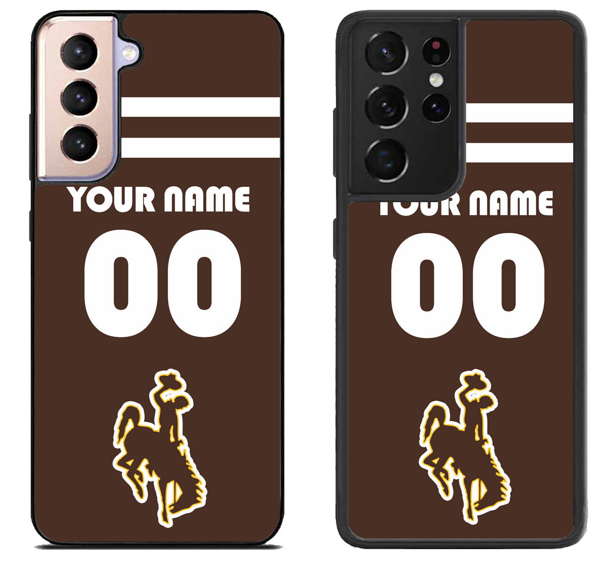 Custom Personalized Wyoming cowboys Samsung Galaxy S21 | S21 FE | S21+ | S21 Ultra Case