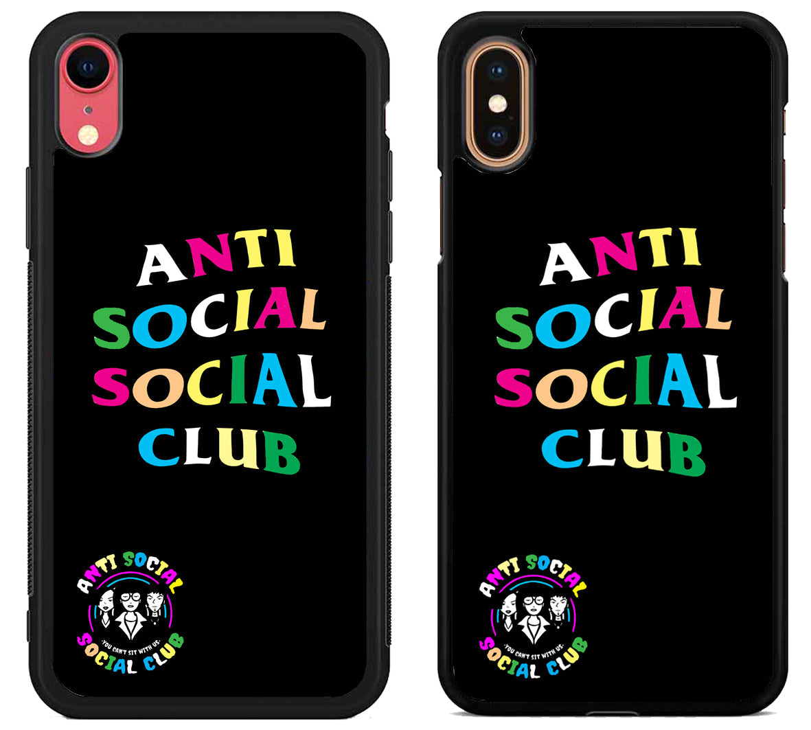 ASSC Anti Social Club Black iPhone X | XS | XR | XS Max Case