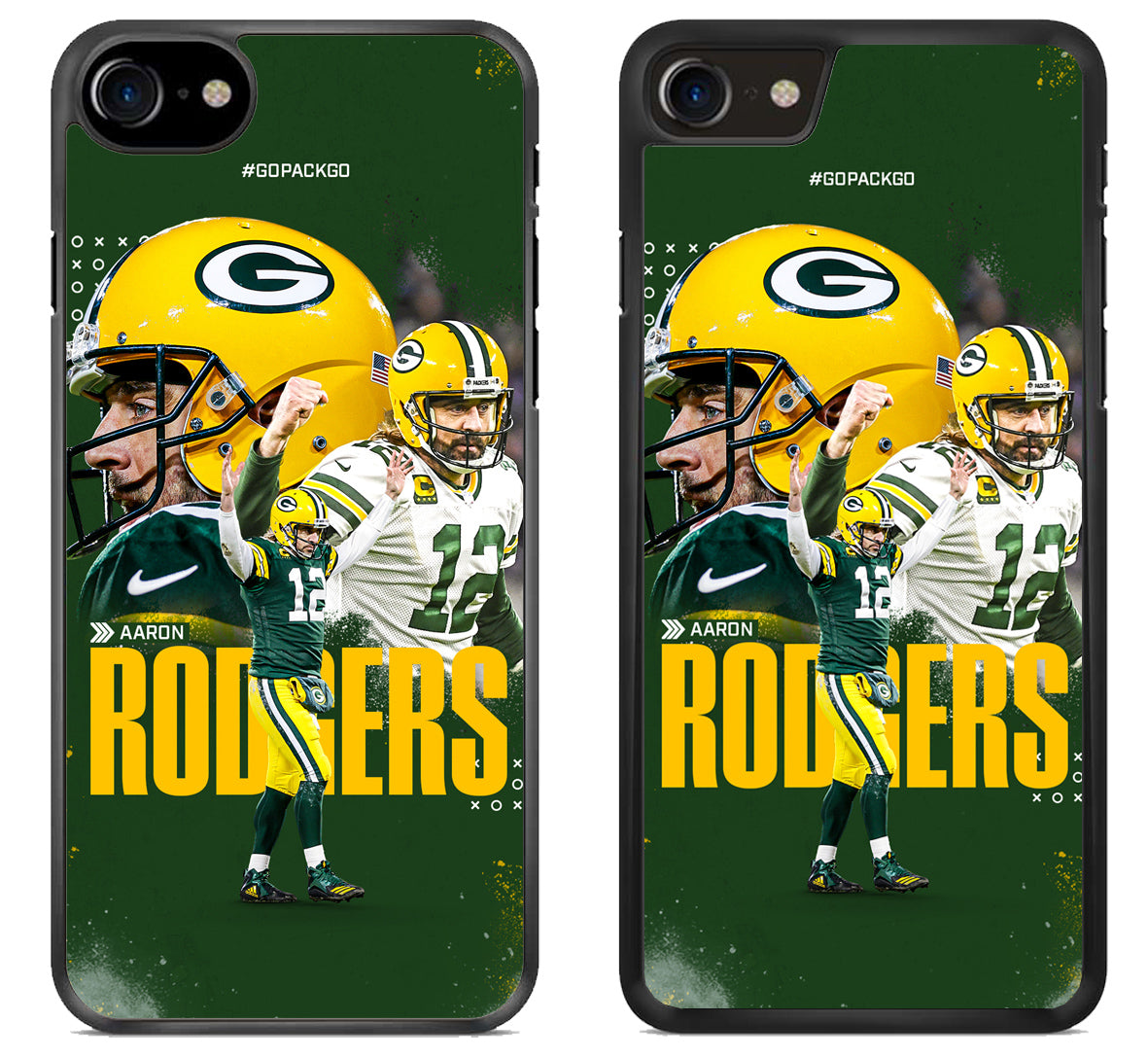 Aaron Rodgers Green Bay Packers Collage iPhone SE 2020 | iPhone SE 2022 Case