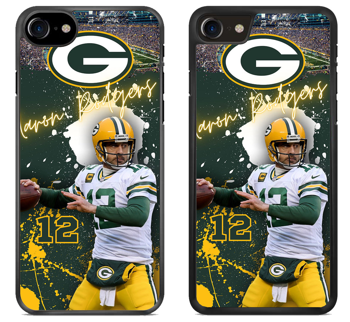 Aaron Rodgers Green Bay Packers Wallpaper iPhone SE 2020 | iPhone SE 2022 Case
