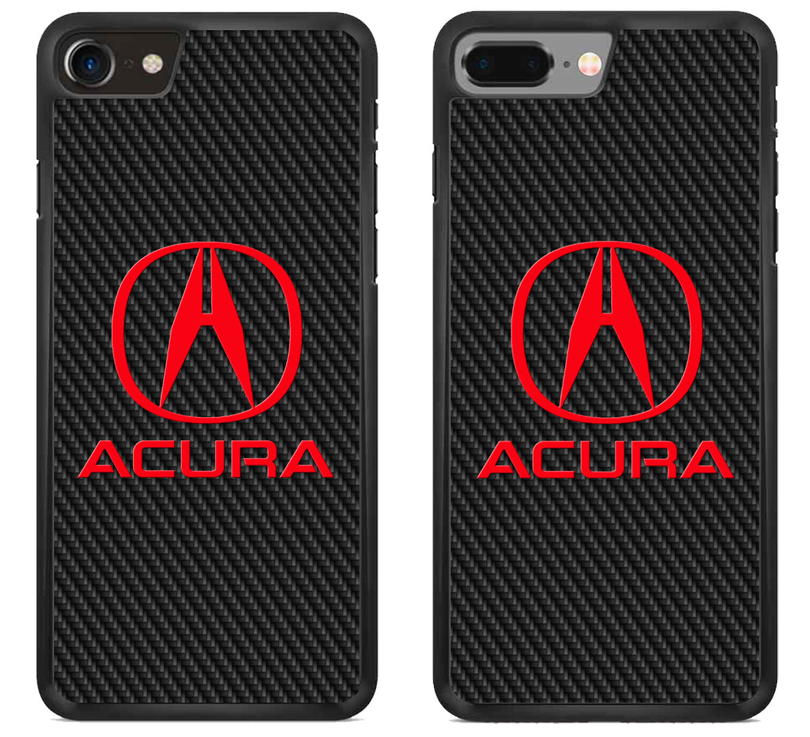 Acura Red Black Carbon iPhone 8 | 8 Plus Case
