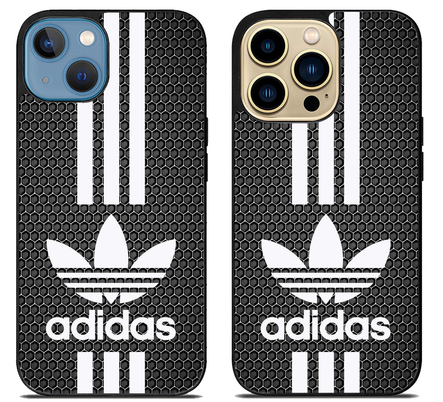 Adidas White Striped iPhone 14 | 14 Plus | 14 Pro | 14 Pro Max Case