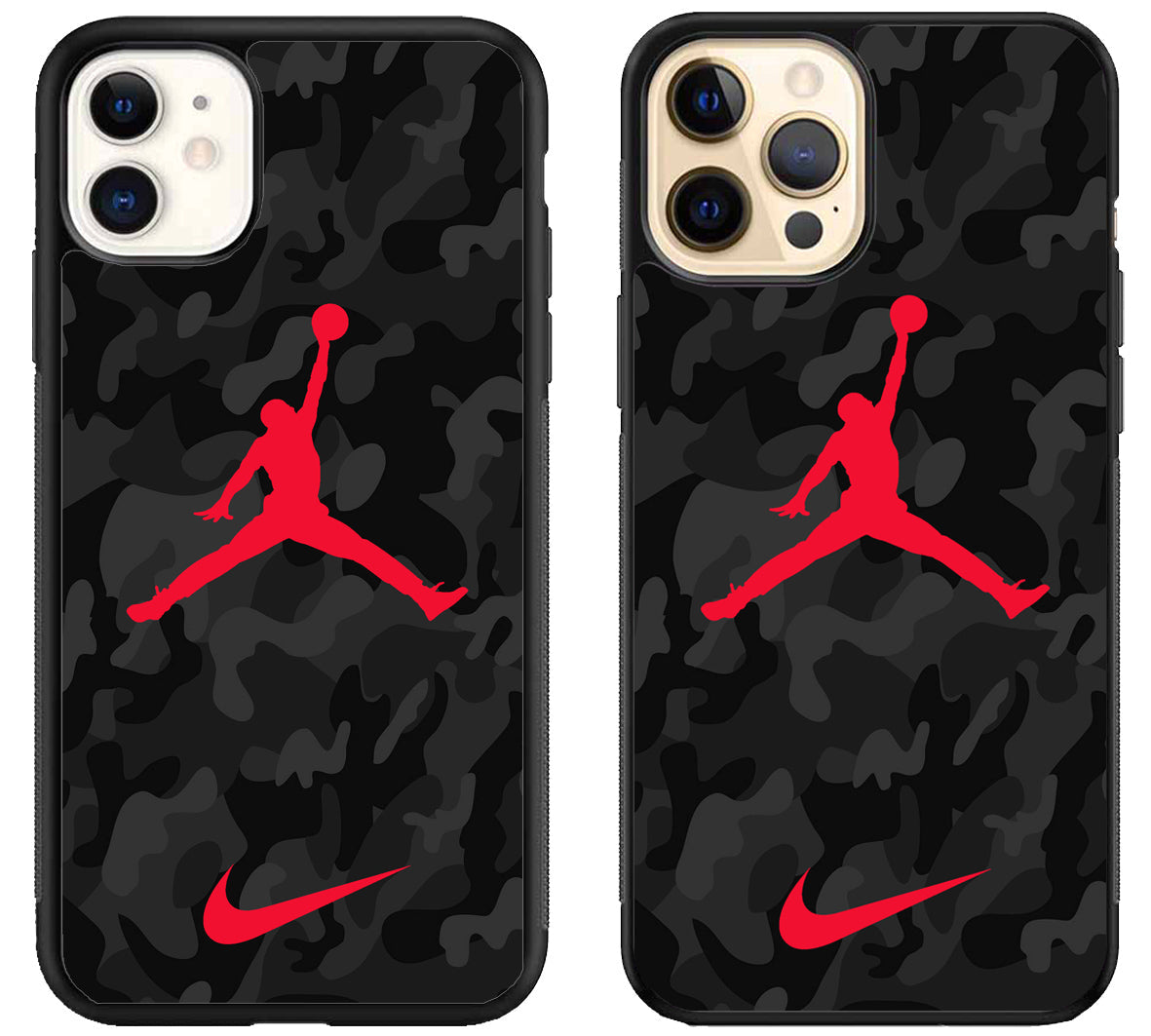 Air Jordan Red Black Camo iPhone 12 | 12 Mini | 12 Pro | 12 Pro Max