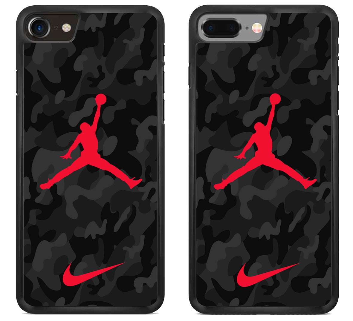 Air Jordan Red Black Camo iPhone 8 | 8 Plus Case
