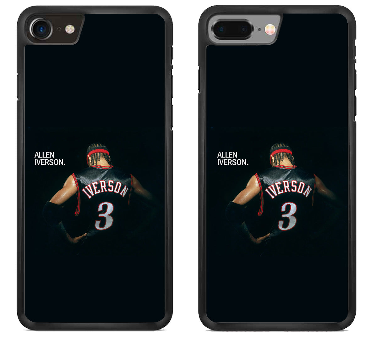 Allen Iverson Sixers Black iPhone 8 | iPhone 8 Plus Case