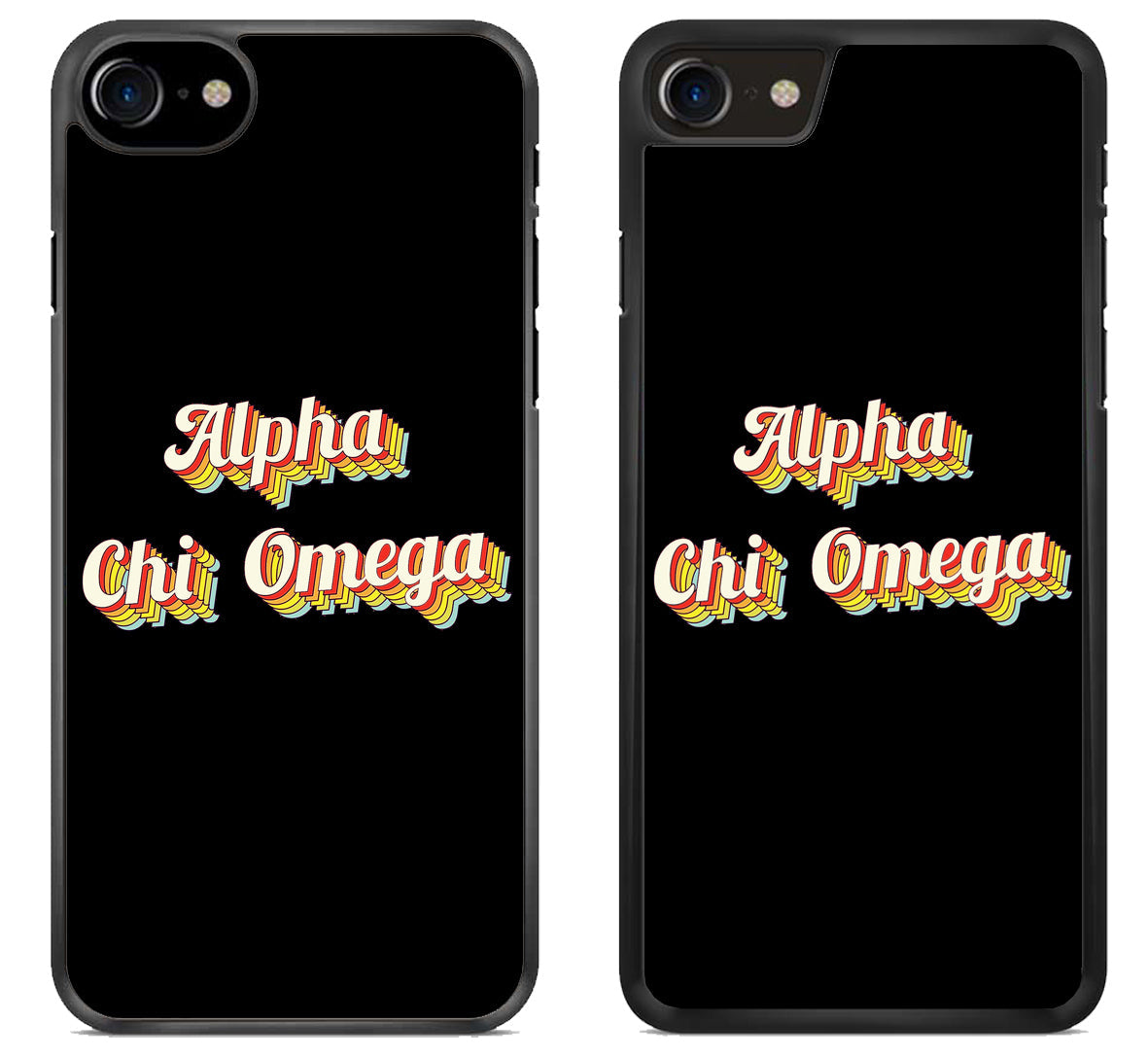Alpha Chi Omega Black iPhone SE 2020 | iPhone SE 2022 Case