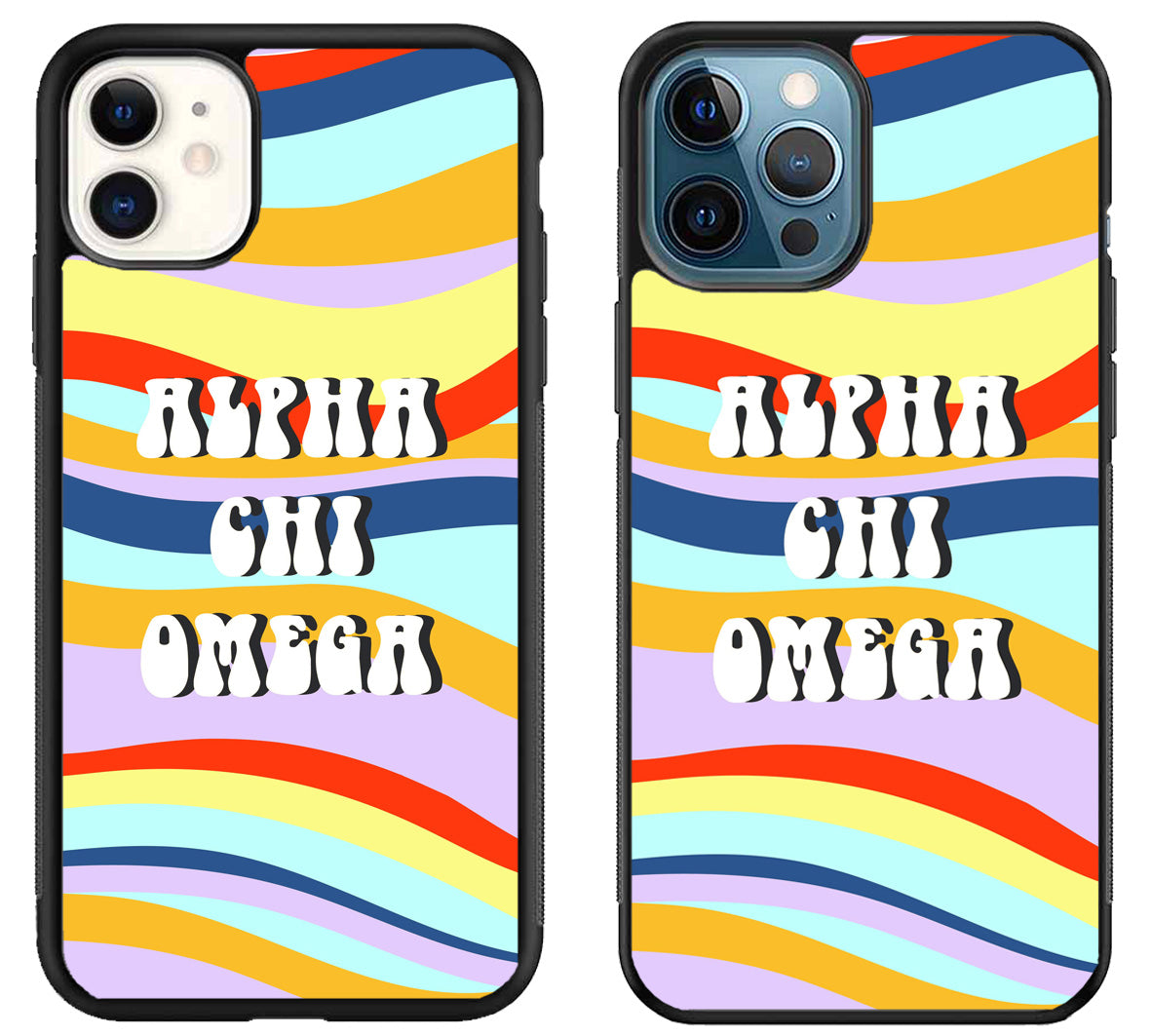 Alpha Chi Omega Colorfull iPhone 11 | 11 Pro | 11 Pro Max Case