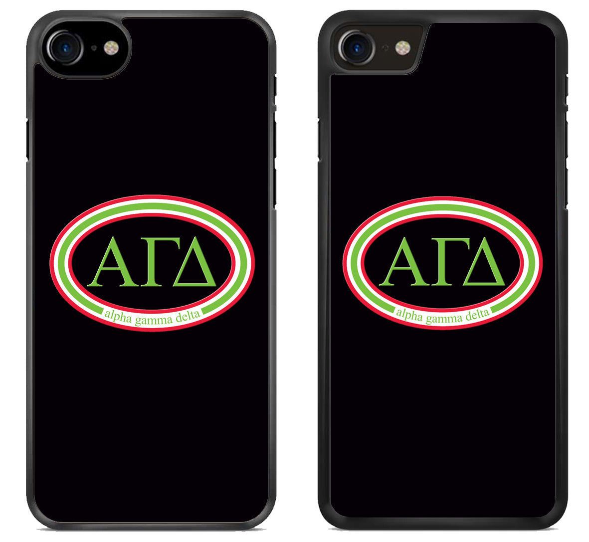 Alpha Gamma Delta Black iPhone SE 2020 | iPhone SE 2022 Case