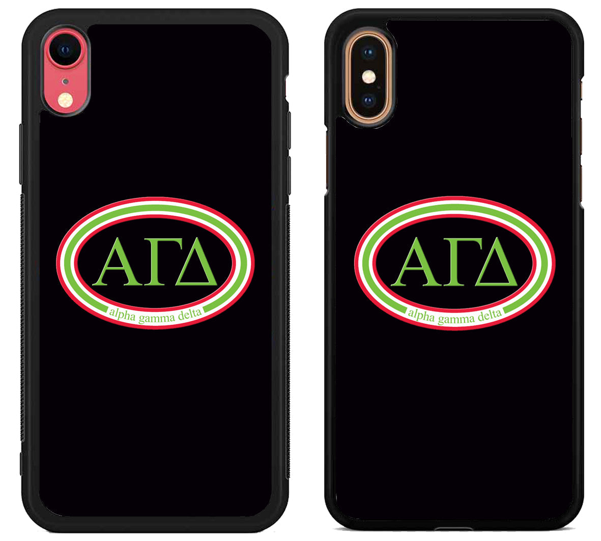 Alpha Gamma Delta Black iPhone X | Xs | Xr | Xs Max Case