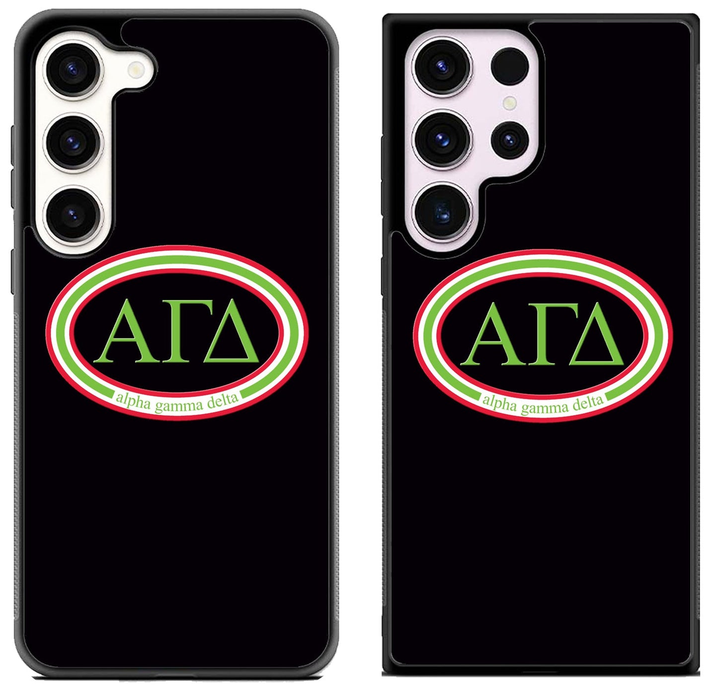 Alpha Gamma Delta Black Samsung Galaxy S23 | S23+ | S23 Ultra Case