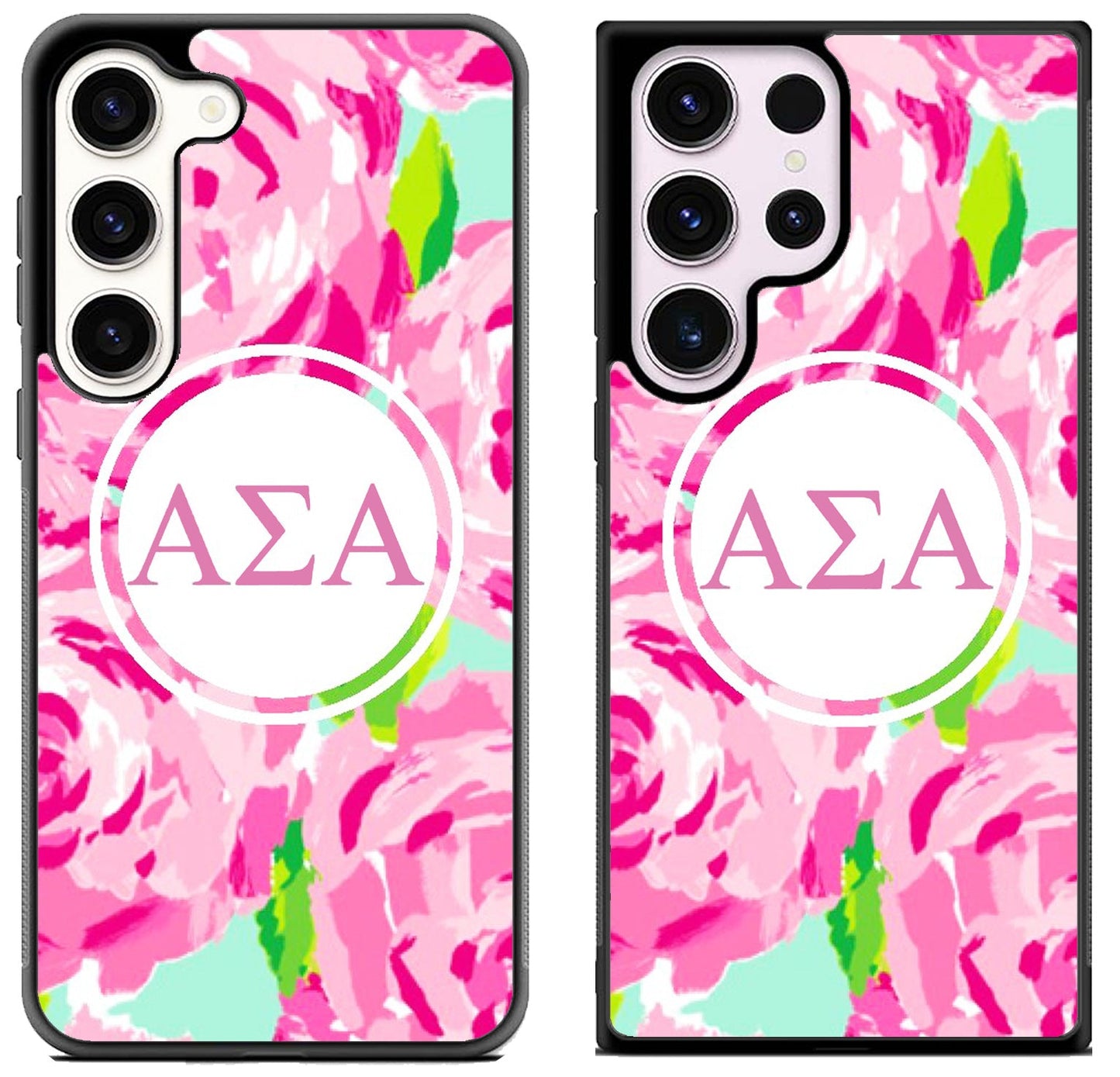 Alpha Sigma Alpha Flowers Samsung Galaxy S23 | S23+ | S23 Ultra Case