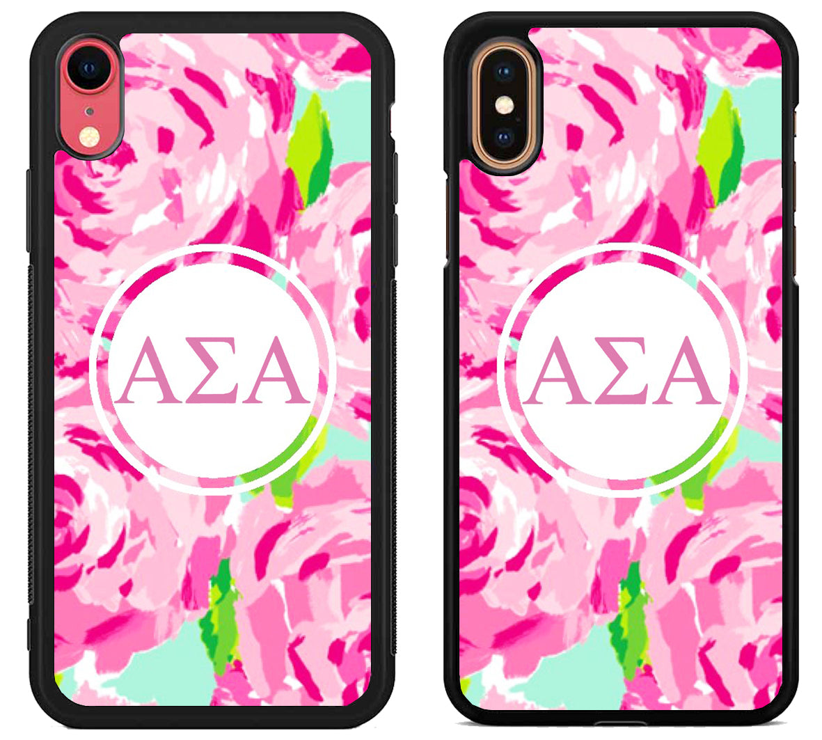 Alpha Sigma Alpha Flowers iPhone X | Xs | Xr | Xs Max Case