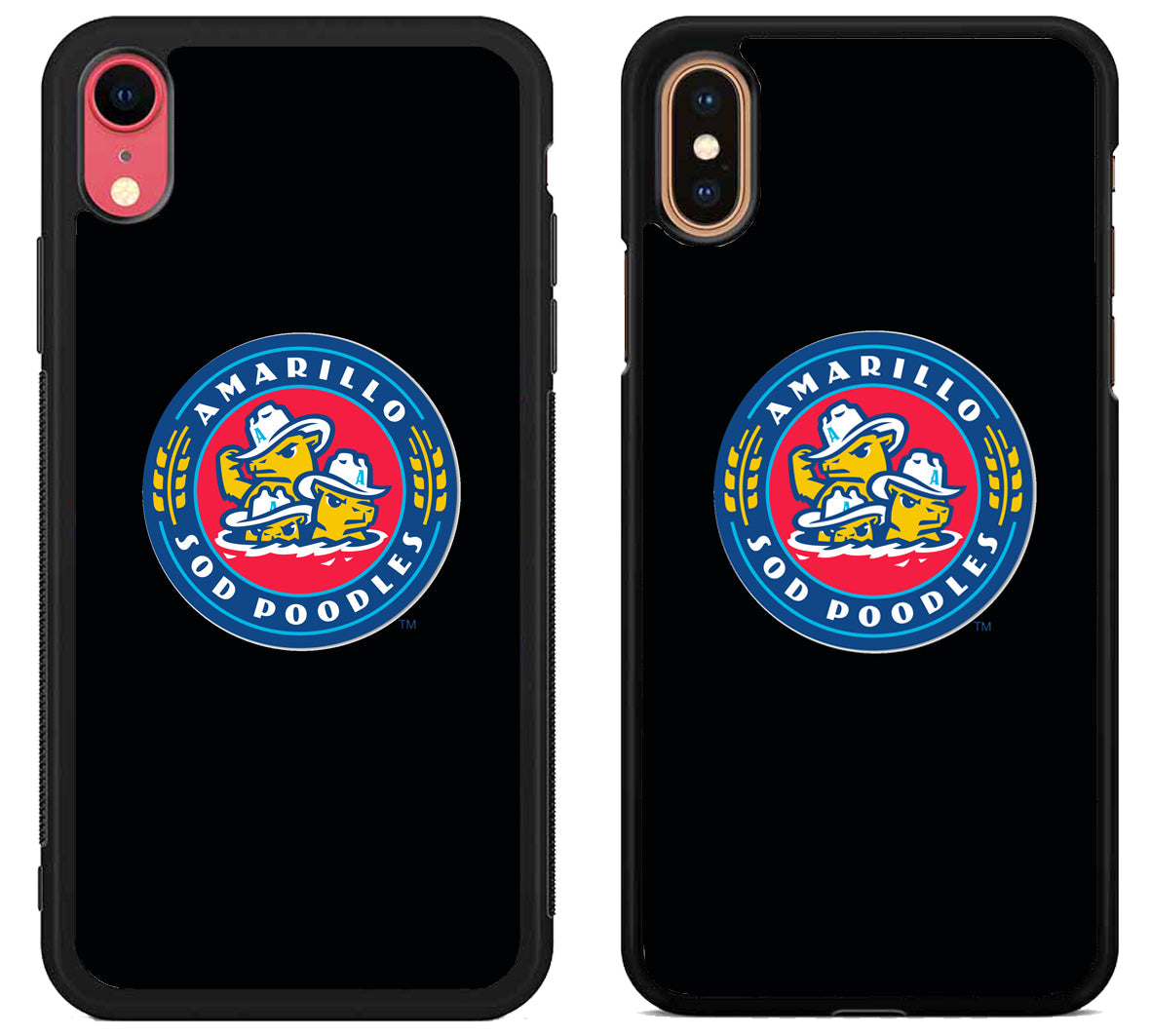 Amarillo Sod Poodles Black iPhone X | Xs | Xr | Xs Max Case