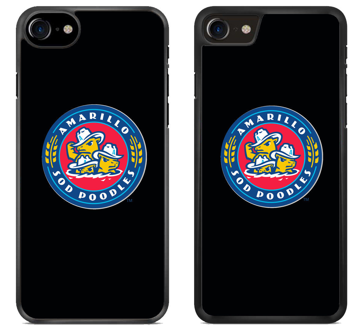 Amarillo Sod Poodles Black iPhone SE 2020 | iPhone SE 2022 Case