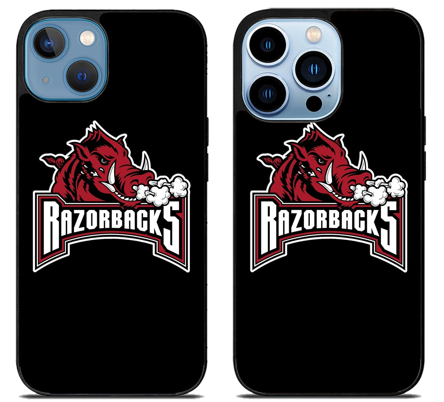 Arkansas Razorbacks Black iPhone 13 | 13 Mini | 13 Pro | 13 Pro Max Case