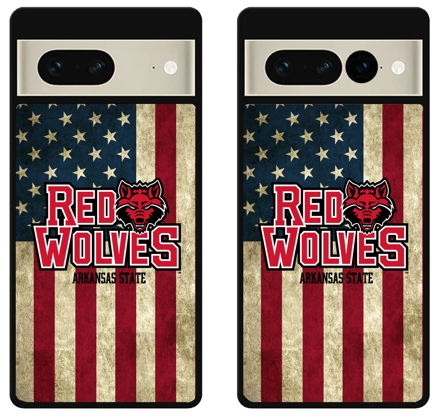 Arkansas State Red Wolves Flag Google Pixel 7 | 7 Pro Case