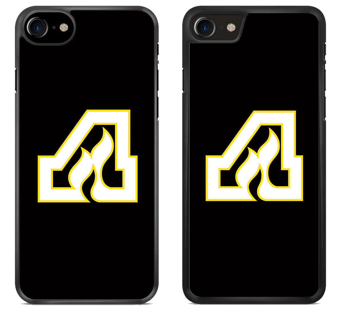 Atlanta Flames Black iPhone SE 2020 | iPhone SE 2022 Case