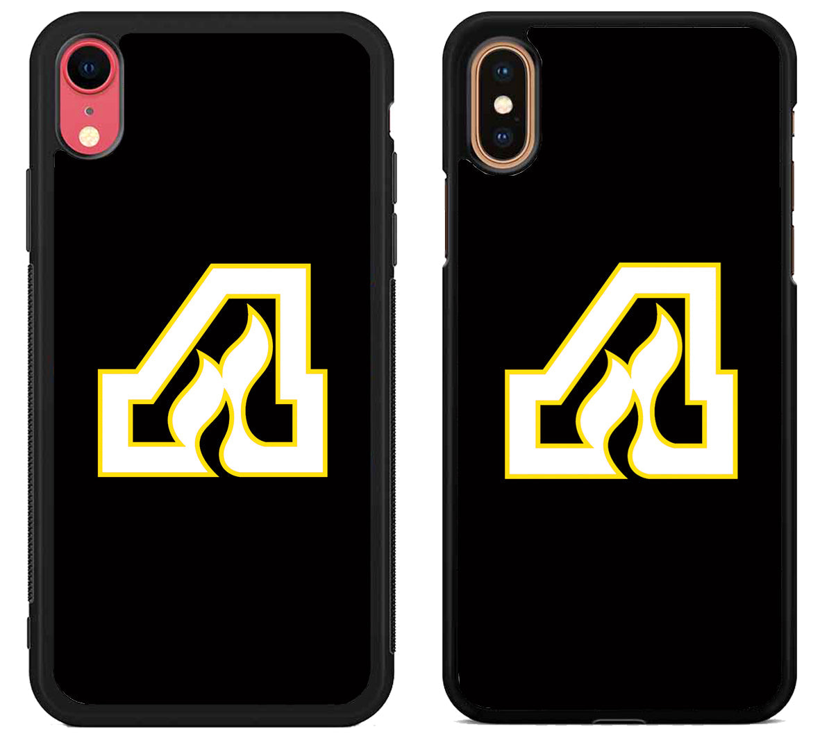 Atlanta Flames Black iPhone X | Xs | Xr | Xs Max Case