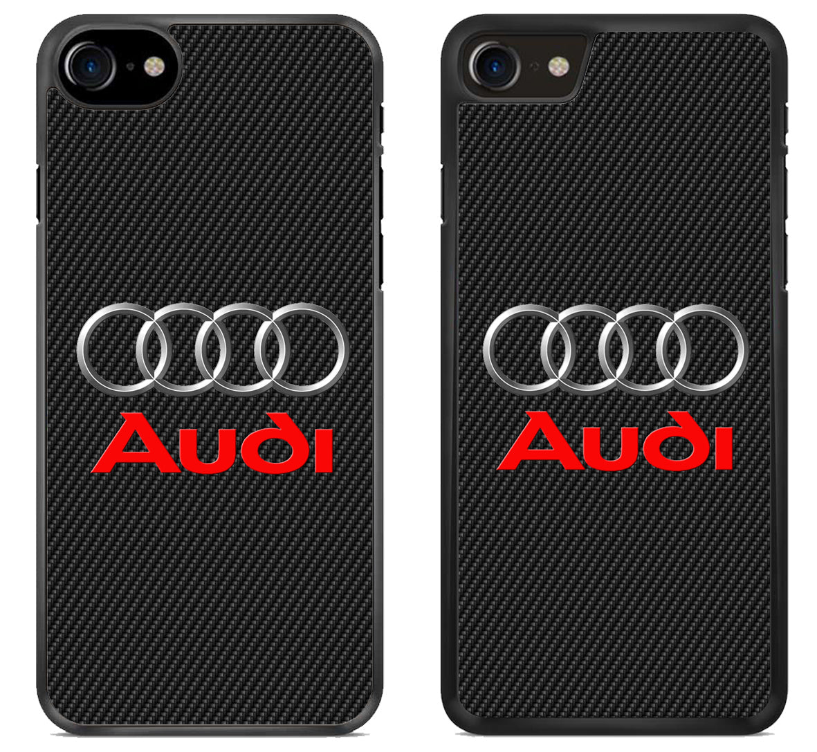 Audi Logo Black Carbon iPhone SE 2020 | iPhone SE 2022 Case