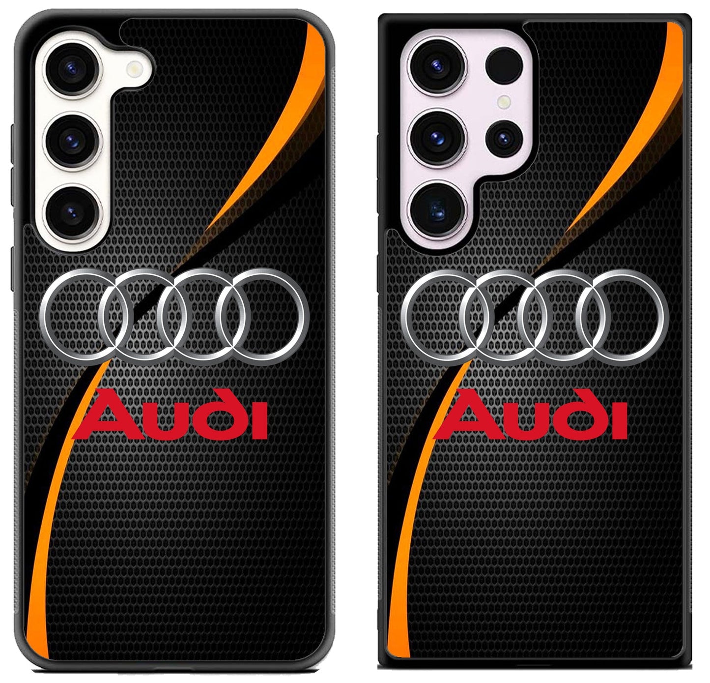 Audi Logo Carbon Samsung Galaxy S23 I S23+ I S23 Ultra Case