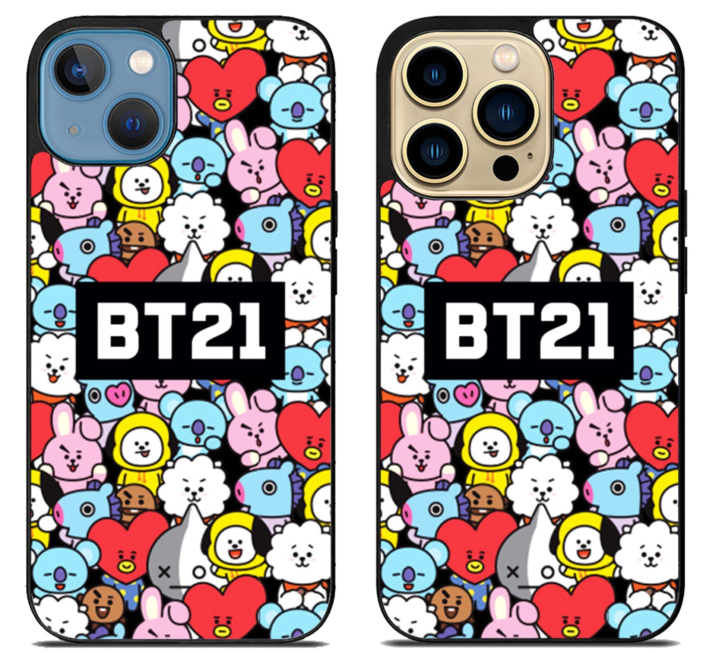 BTS BT21 Character iPhone 14 | 14 Plus | 14 Pro | 14 Pro Max Case